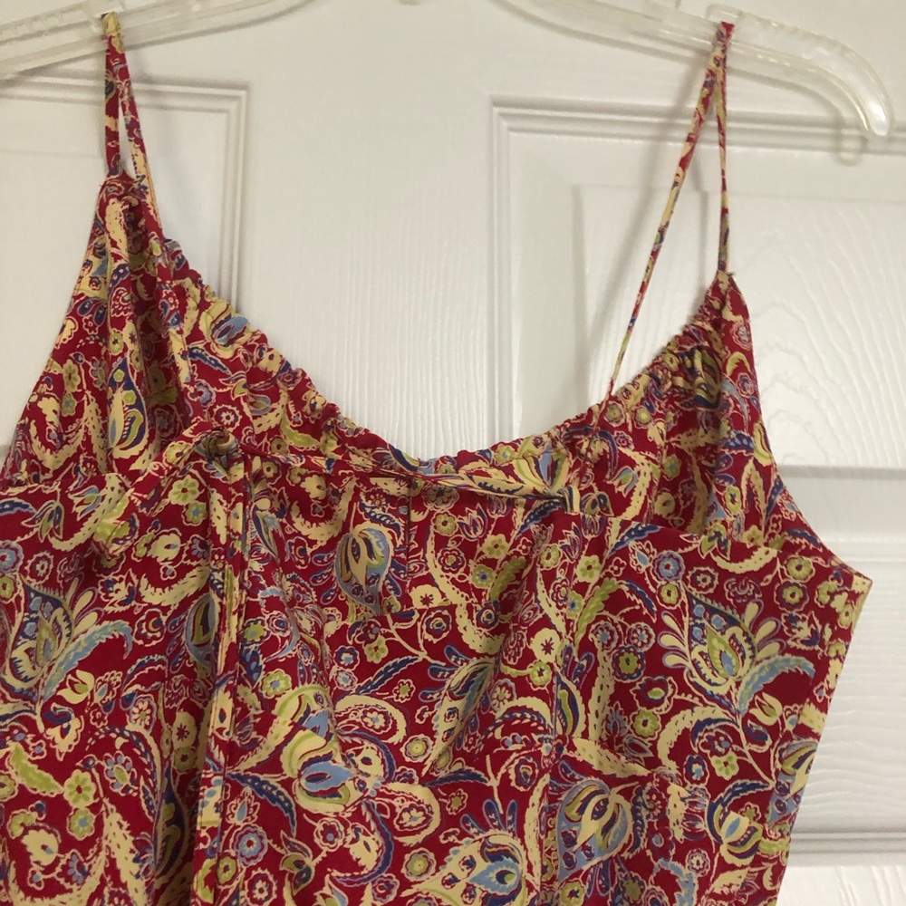 Express Adjustable Spaghetti Strap Dress - Red - image 3